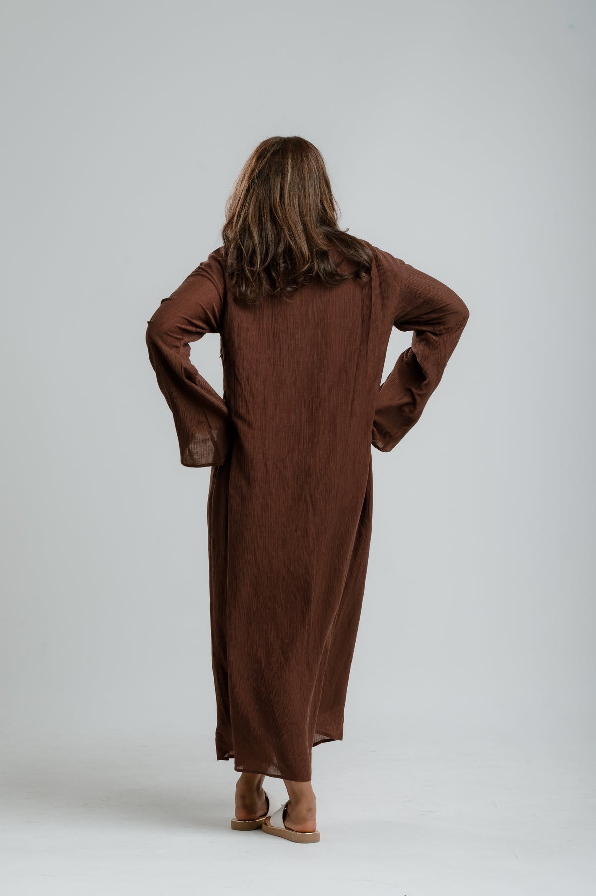 Sagal Maxi Dress - Chocolate Brown