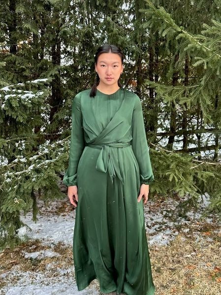 Olivia Twist Maxi Dress|