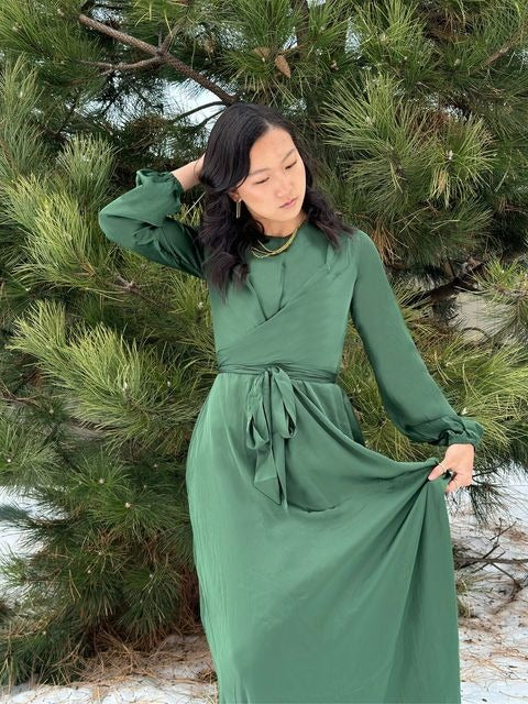 Olivia Twist Maxi Dress|
