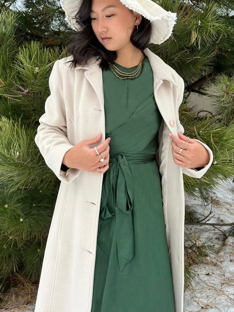 Olivia Twist Maxi Dress|