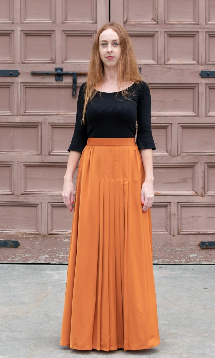 Centered Accordion Skirt|