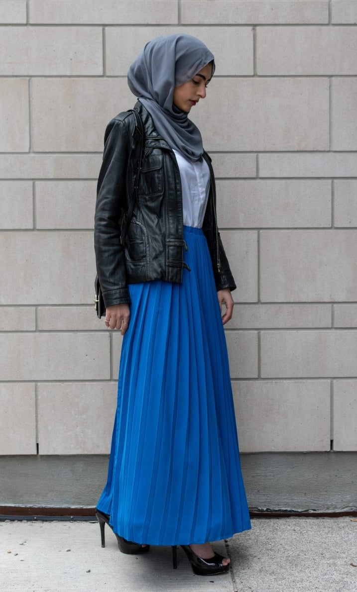 Victoria Pleated Maxi Skirt|