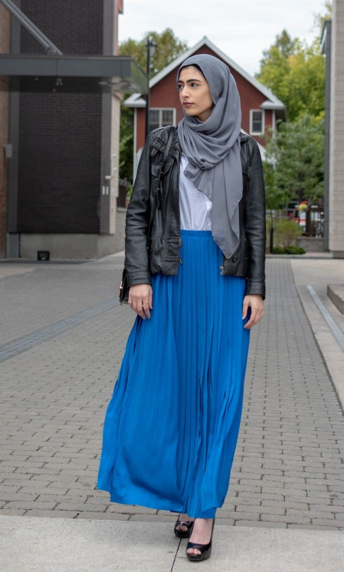 Victoria Pleated Maxi Skirt|