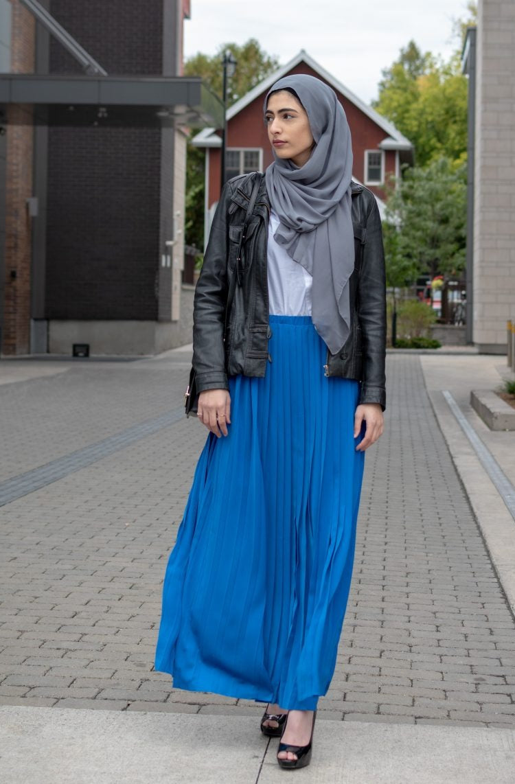 Victoria Pleated Maxi Skirt|
