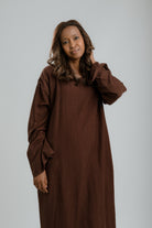 Sagal Maxi Dress - Chocolate Brown