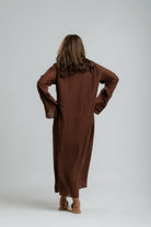 Sagal Maxi Dress - Chocolate Brown