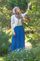 Victoria Pleated Maxi Skirt|