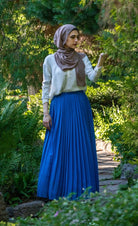 Victoria Pleated Maxi Skirt|