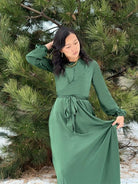 Olivia Twist Maxi Dress|