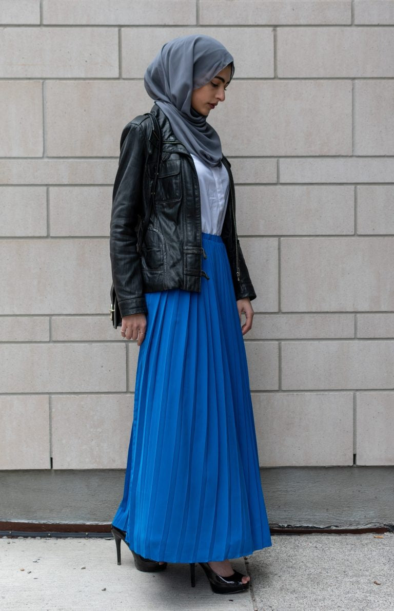 Victoria Pleated Maxi Skirt|